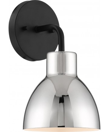 Nuvo Lighting 60/6771 Sloan 1 Light Vanity Matte Black Finish with