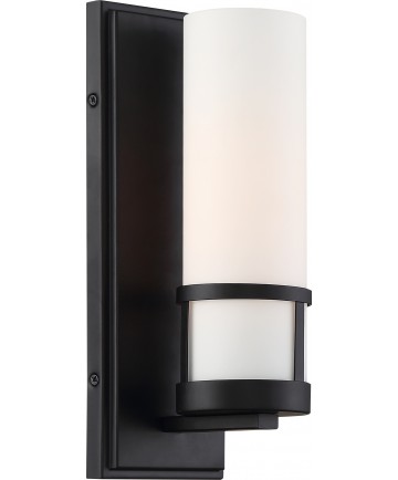 Nuvo Lighting 60/6789 Caryle 1 Light Vanity Aged Bronze Finish with