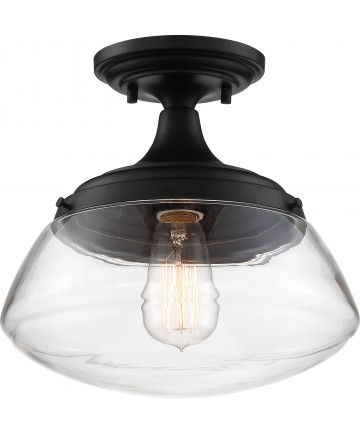 Nuvo Lighting 60/6799 Kew 1 Light Semi-Flush Fixture Aged Bronze