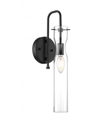 Nuvo Lighting 60/6875 Spyglass 1 Light Wall Sconce Fixture Black