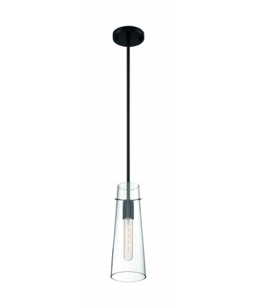 Nuvo Lighting 60/6880 Alondra 1 Light Mini Pendant Fixture Black