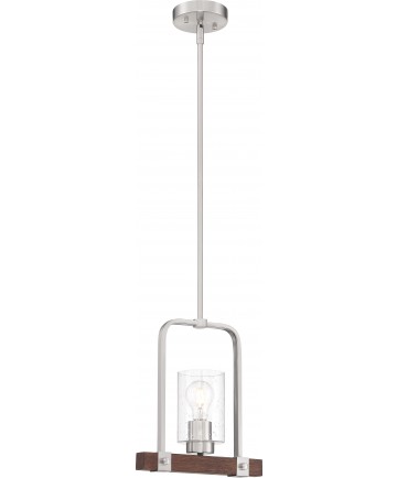 Nuvo Lighting 60/6965 Arabel 1 Light Mini Pendant Fixture Brushed