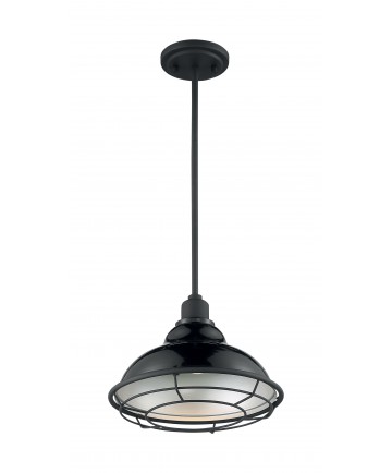 Nuvo Lighting 60/7004 Newbridge 1 Light Large Pendant Fixture Gloss