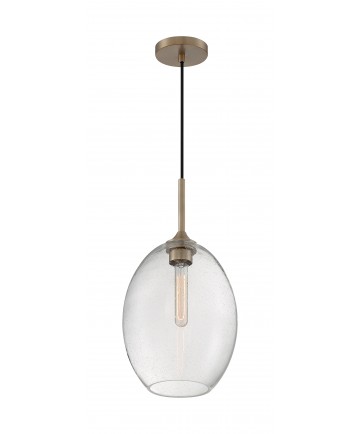 Nuvo Lighting 60/7017 Aria 1 Light Medium Pendant Fixture Burnished