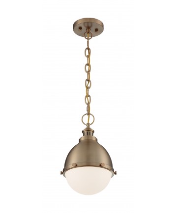 Nuvo Lighting 60/7029 Ronan 1 Light Small Pendant Fixture Burnished