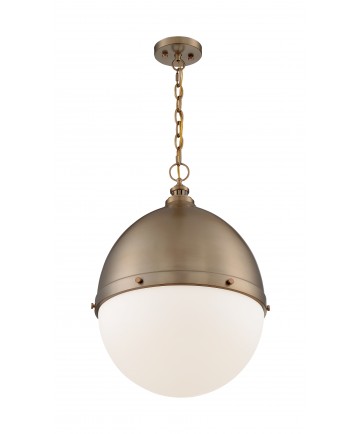 Nuvo Lighting 60/7049 Ronan 1 Light Large Pendant Fixture Burnished