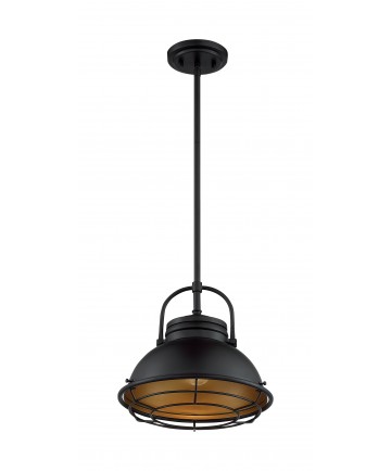 Nuvo Lighting 60/7074 Upton 1 Light Large Pendant Fixture Dark Bronze