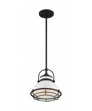 Nuvo Lighting 60/7083 Upton 1 Light Small Pendant Fixture Gloss White