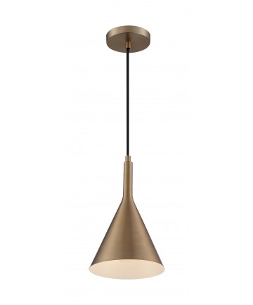 Nuvo Lighting 60/7117 Lightcap 1 Light Small Pendant Fixture Burnished