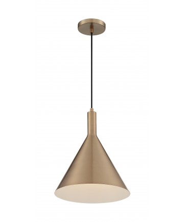 Nuvo Lighting 60/7118 Lightcap 1 Light Large Pendant Fixture Burnished