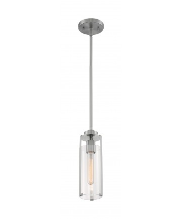 Nuvo Lighting 60/7140 Marina 1 Light Mini Pendant Fixture Brushed