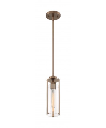 Nuvo Lighting 60/7150 Marina 1 Light Mini Pendant Fixture Burnished