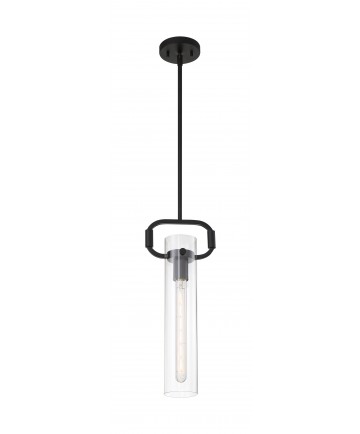 Nuvo Lighting 60/7153 Teresa 1 Light Cylinder Pendant Fixture Matte