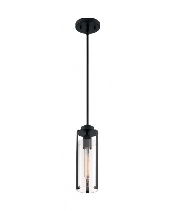 Nuvo Lighting 60/7160 Marina 1 Light Mini Pendant Fixture Matte Black