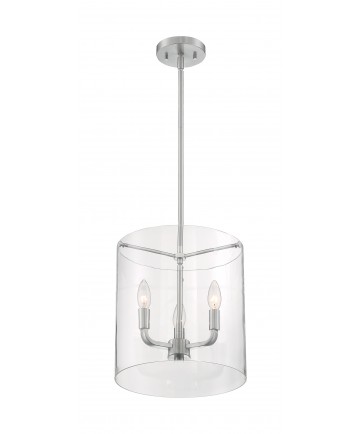 Nuvo Lighting 60/7177 Sommerset 3 Light Pendant Fixture Brushed Nickel