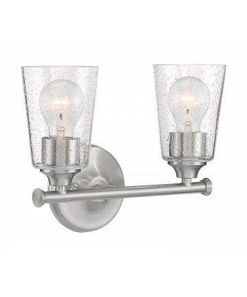 Nuvo Lighting 60/7182 Bransel 2 Light Vanity Fixture Brushed Nickel