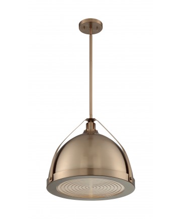 Nuvo Lighting 60/7203 Barbett 1 Light Large Pendant Fixture Burnished