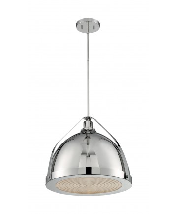 Nuvo Lighting 60/7213 Barbett 1 Light Large Pendant Fixture Polished