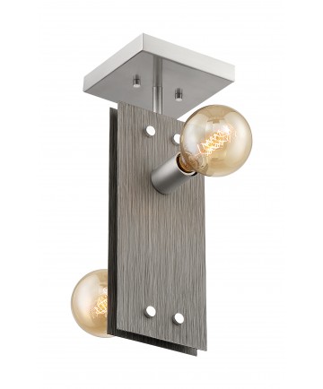 Nuvo Lighting 60/7221 Stella 2 Light Semi-Flush Fixture Driftwood