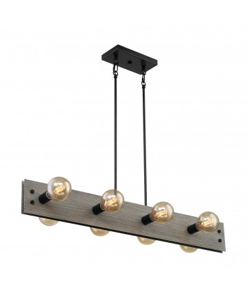 Nuvo Lighting 60/7233 Stella 8 Light Island Pendant Fixture Driftwood