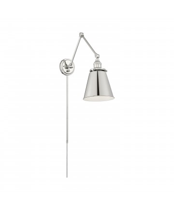 Nuvo Lighting 60/7368 Bayard Swing Arm Lamp Polished Nickel with