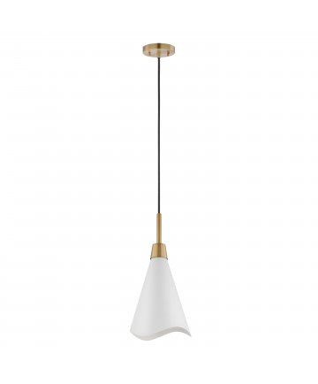 Nuvo Lighting 60/7477 Tango 1 Light Large Pendant Matte White with