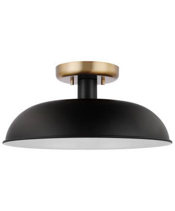 Nuvo Lighting 60/7491 Colony 1 Light Small Semi-Flush Mount Fixture