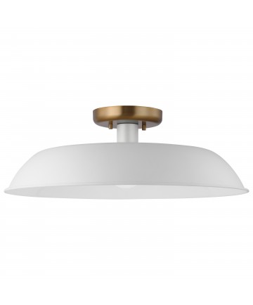 Nuvo Lighting 60/7493 Colony 1 Light Medium Semi-Flush Mount Fixture