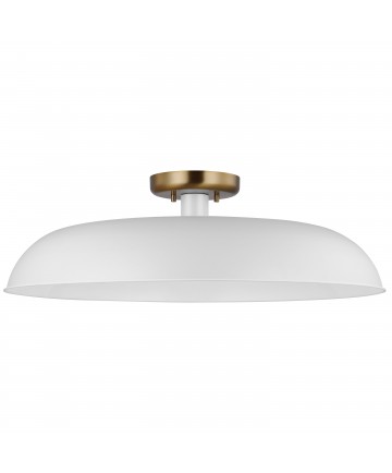 Nuvo Lighting 60/7496 Colony 1 Light Large Semi-Flush Mount Fixture