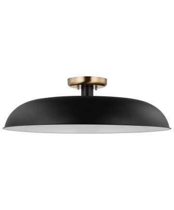 Nuvo Lighting 60/7497 Colony 1 Light Large Semi-Flush Mount Fixture