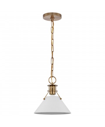 Nuvo Lighting 60/7526 Outpost 1 Light Large Pendant Matte White with