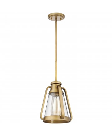 Nuvo Lighting 60/7561 Everett 1 Light 7 Inch Mini Pendant Natural