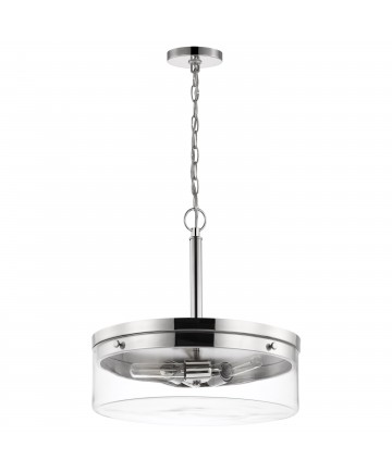 Nuvo Lighting 60/7630 Intersection 3 Light Pendant Polished Nickel