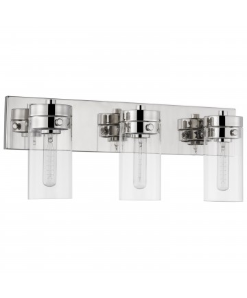 Nuvo Lighting 60/7633 Intersection 3 Light Vanity Polished Nickel with