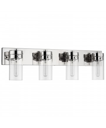 Nuvo Lighting 60/7634 Intersection 4 Light Vanity Polished Nickel with