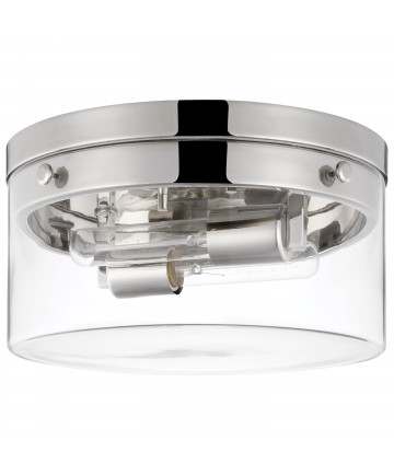 Nuvo Lighting 60/7637 Intersection Medium Flush Mount Fixture Polished