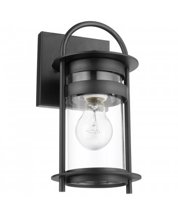 Nuvo Lighting 60/7640 Bracer 1 Light Small Wall Lantern Matte Black