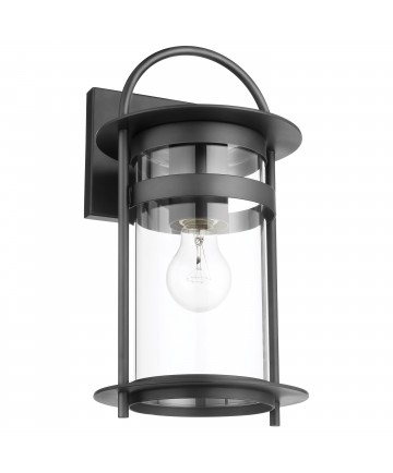 Nuvo Lighting 60/7641 Bracer 1 Light Medium Wall Lantern Matte Black