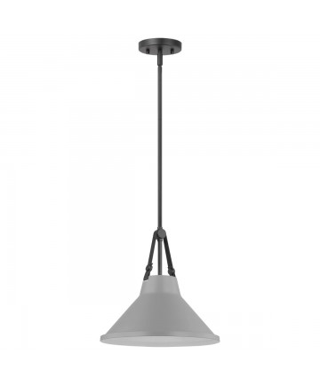 Nuvo Lighting 60/7646 Zelda 1 Light Pendant Medium Base 60 Watt Black