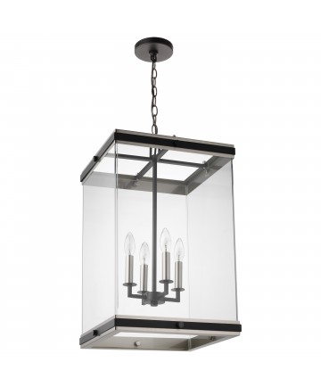 Nuvo Lighting 60/7659 Crossroads 4 Light Foyer Pendant Matte Black