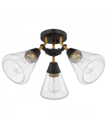 Nuvo Lighting 60/7684 Starlight 3 Light Semi Flush Mount Medium Base