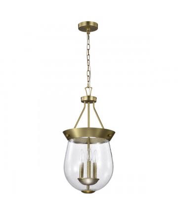 Nuvo Lighting 60/7801 Boliver 3 Light Pendant 11 Inches Vintage Brass