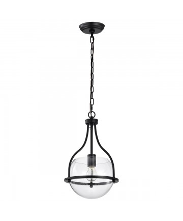 Nuvo Lighting 60/7817 Amado 1 Light Pendant 10 Inches Matte Black