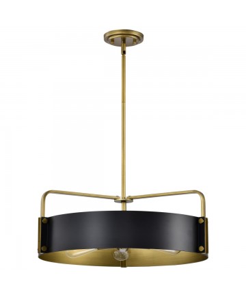 Nuvo Lighting 60/7844 Altos 5 Light Large Pendant Matte Black and