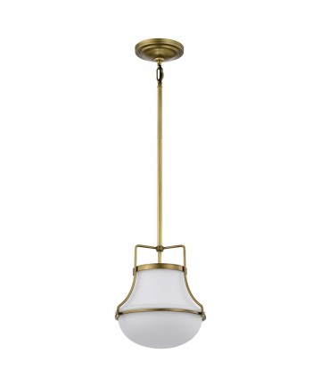 Nuvo Lighting 60/7862 Valdora 1 Light Pendant 10 Inches Natural Brass