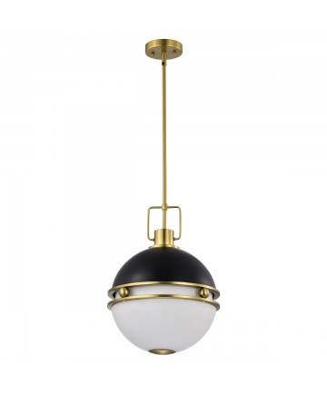 Nuvo Lighting 60/7878 Everton 2 Light Pendant 14 Inches Matte Black &