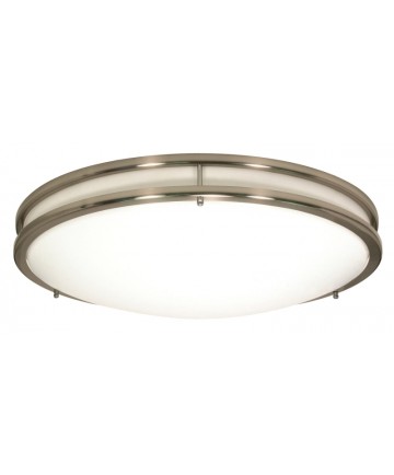 Nuvo Lighting 60/901 Glamour 3 Light Cfl 17 inch Flush Mount (3) 18w GU24 / Lamps Included