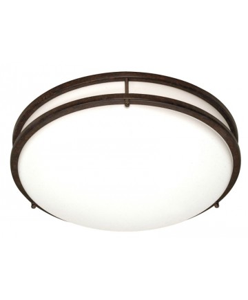 Nuvo Lighting 60/909 Glamour 3 Light Cfl 17 inch Flush Mount (3) 18w GU24 / Lamps Included
