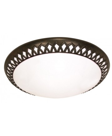 Nuvo Lighting 60/925 Rustica 3 Light Cfl 17 inch Flush Mount (3) 18w GU24 / Lamps Included