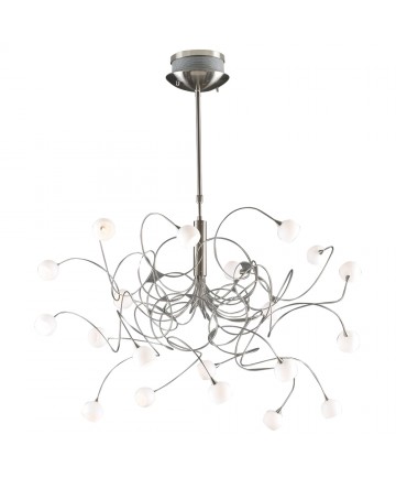 PLC Lighting 6030 SN 20 Light Chandelier Fusion Collection